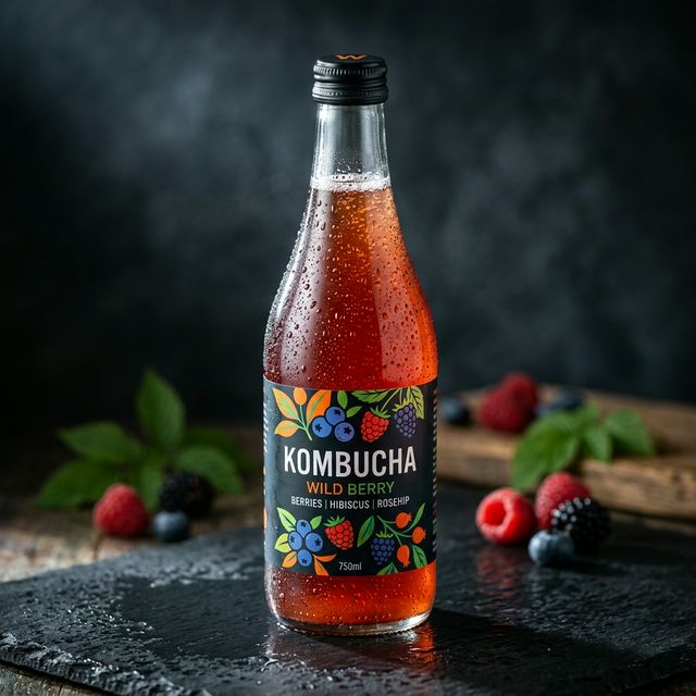 Brewing kombucha in the taproom